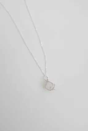LONG BALL CRYSTAL STONE 925 NECKLACE