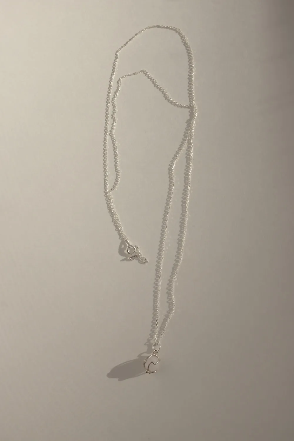 LONG BALL CRYSTAL STONE 925 NECKLACE