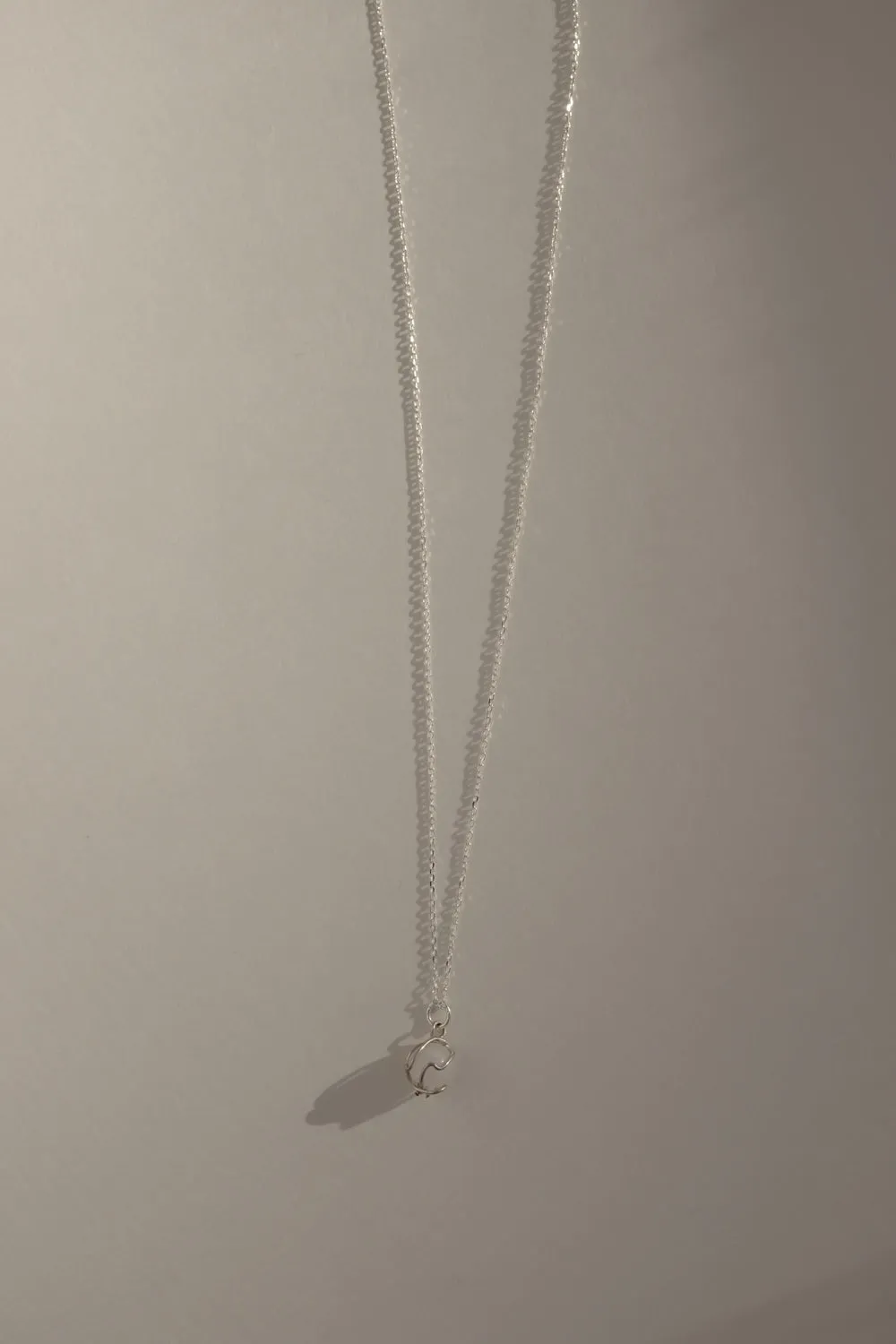 LONG BALL CRYSTAL STONE 925 NECKLACE