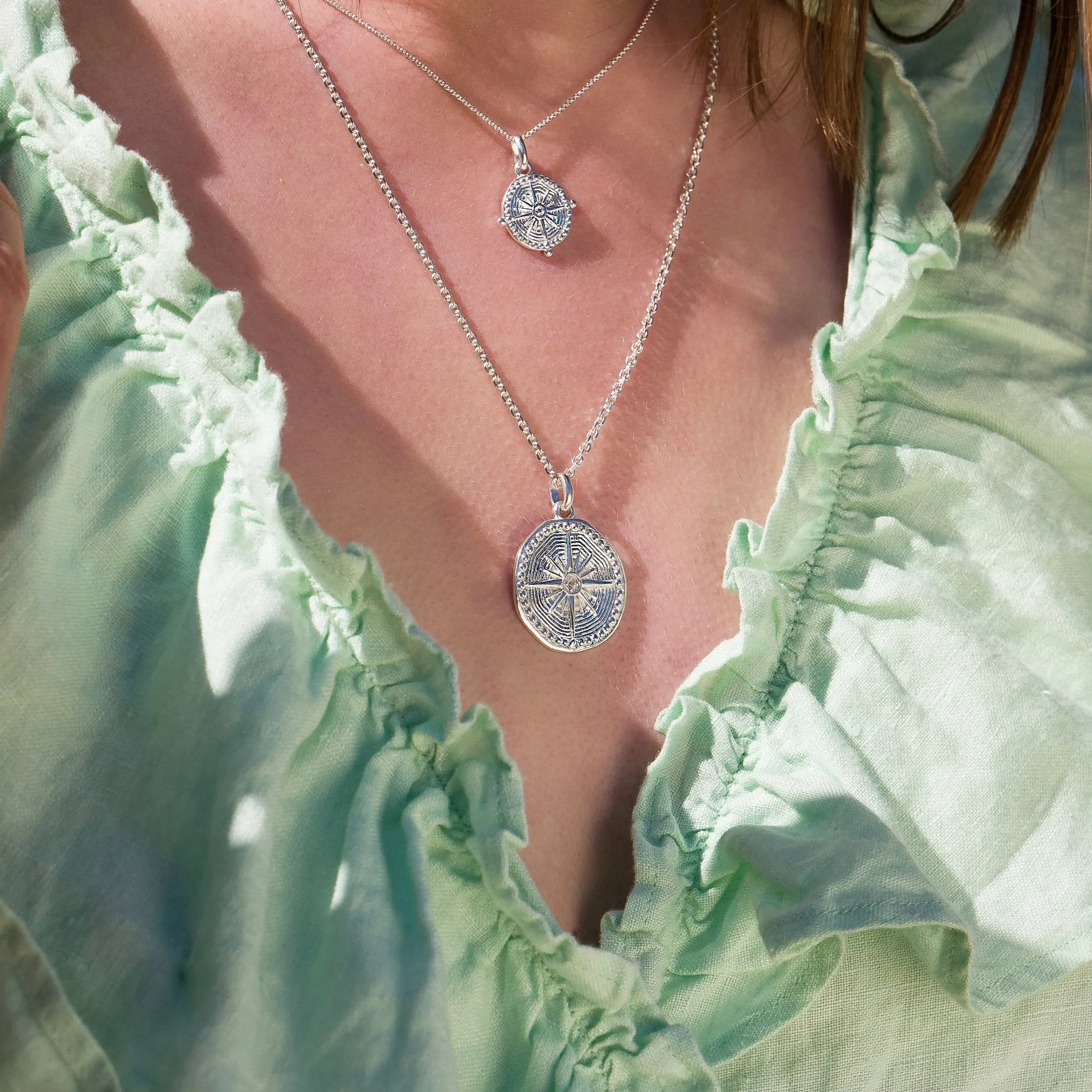 Mini Compass Pendant