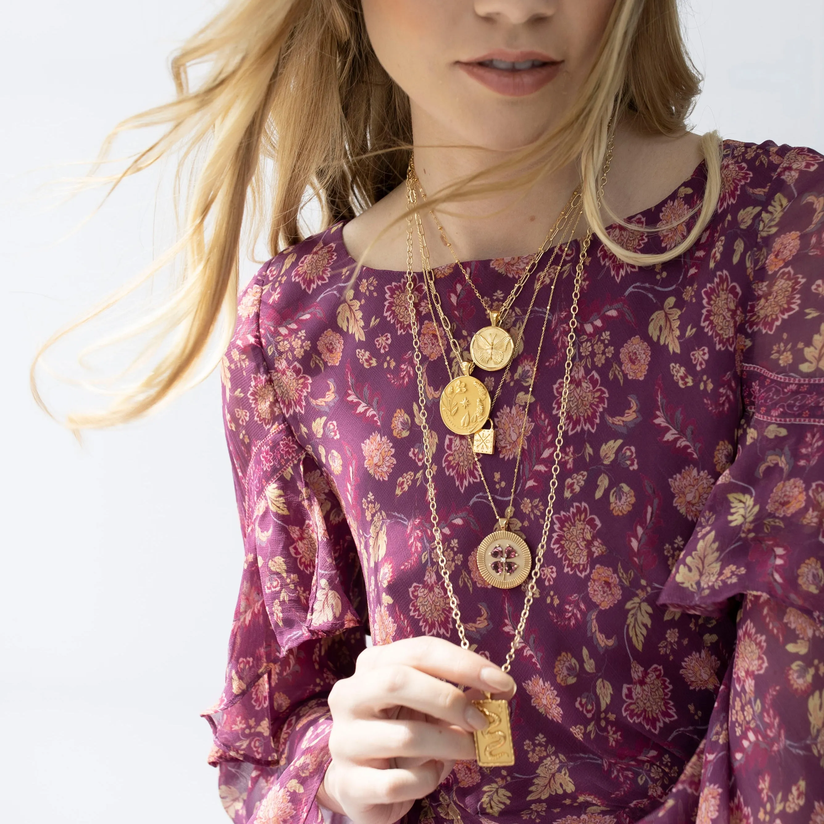 Mini Twist 32 inch Link Gold Plated Chain