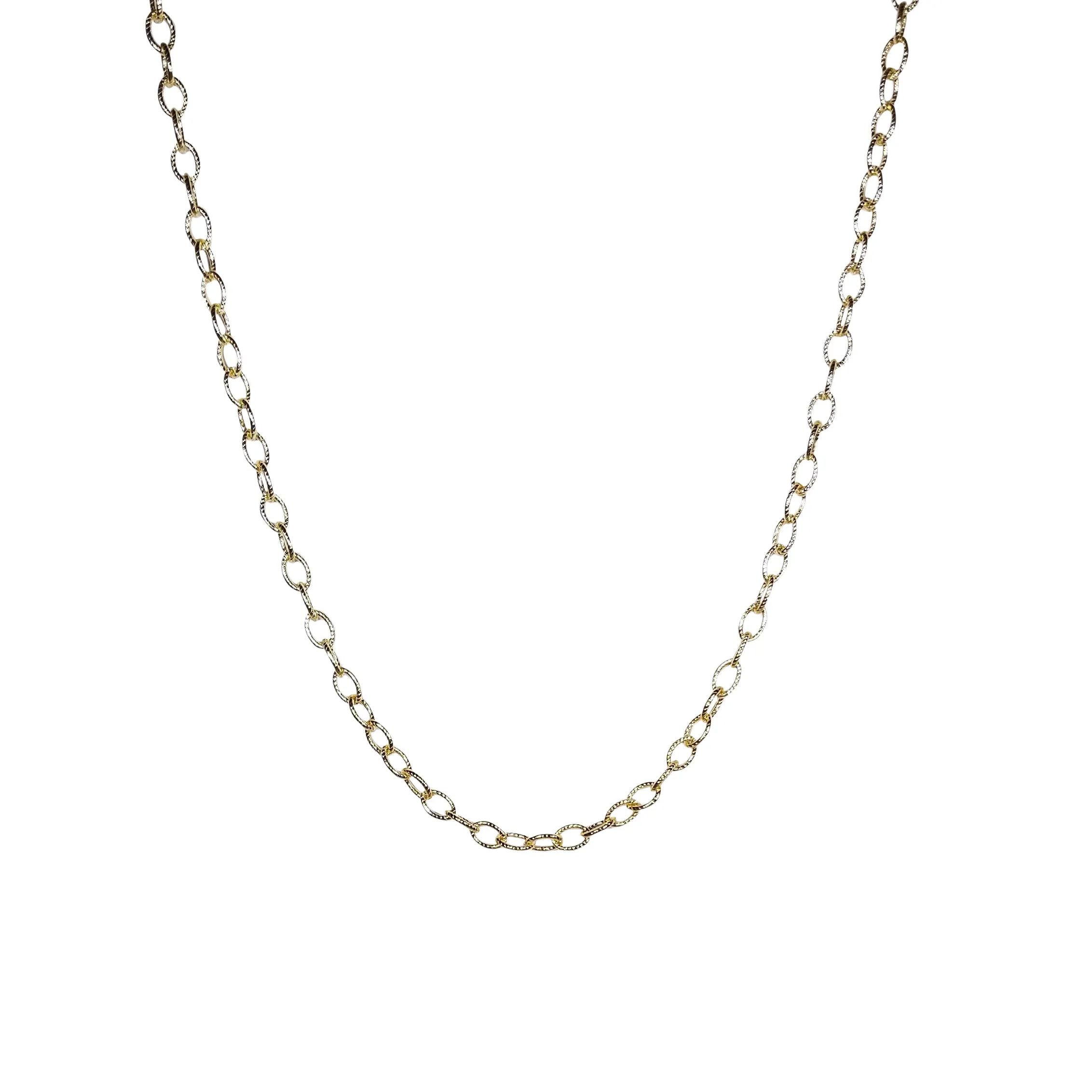Mini Twist 32 inch Link Gold Plated Chain
