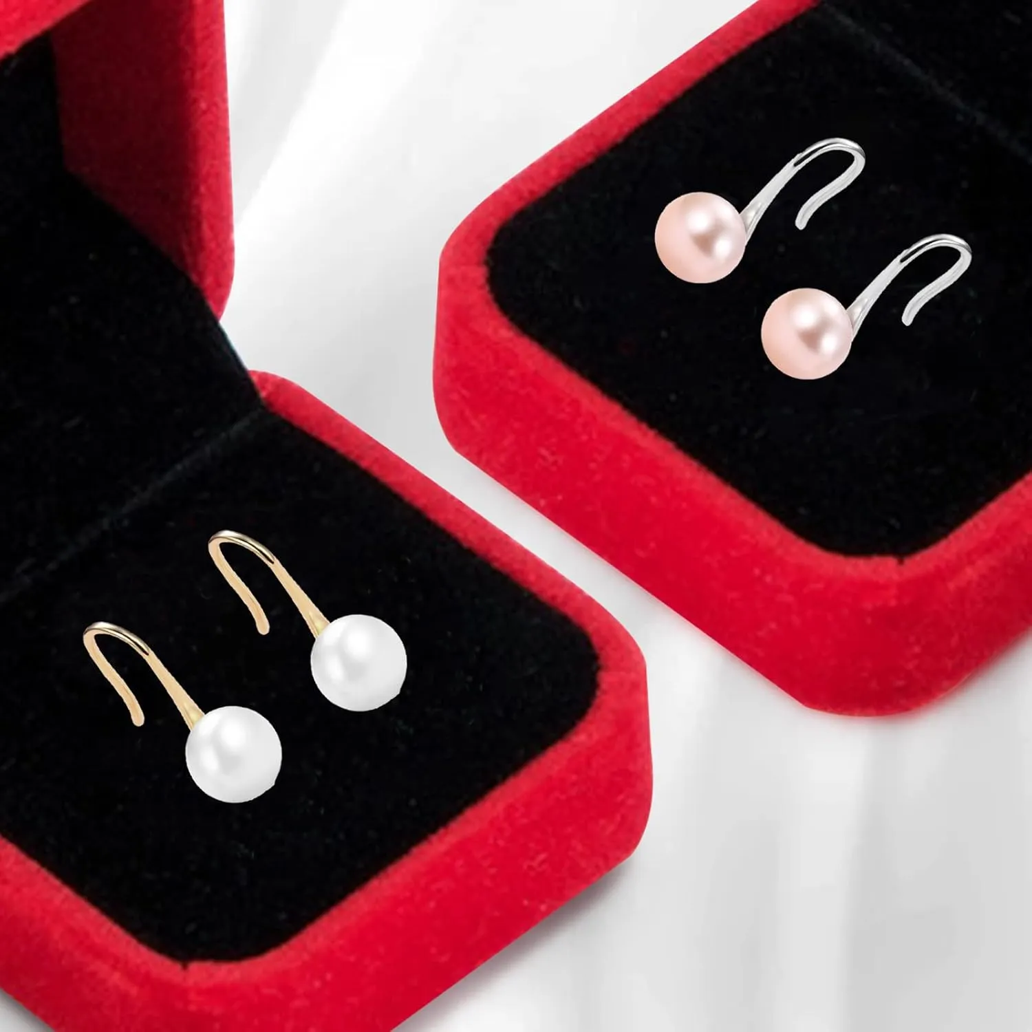 Mother's Day Gifts Pearl Earrings 925 Sterling Silver Drop Dangle Earrings Handmade Pearl Jewelry Birthday Gift for Women