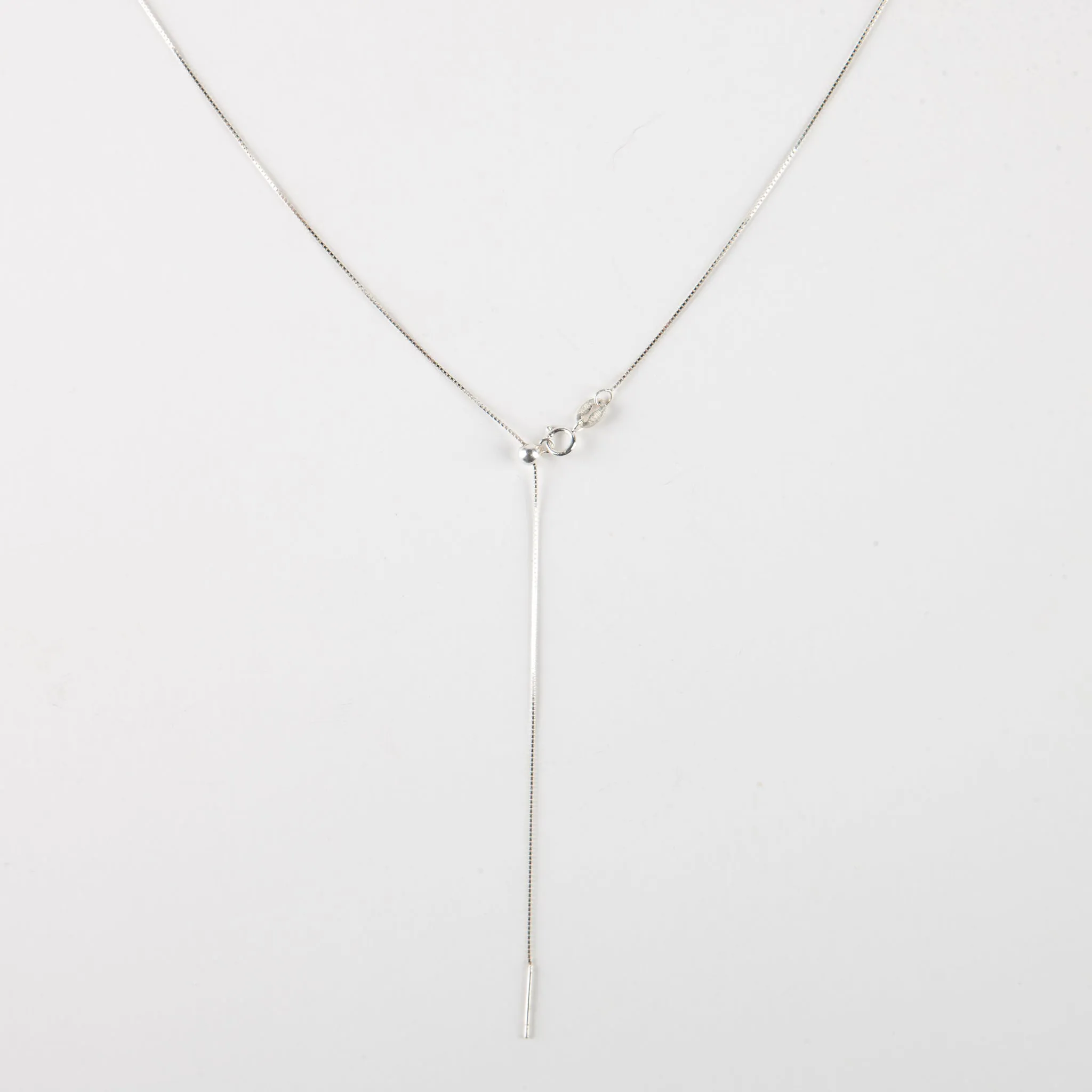 Natural Turquoise Adjustable Slide Chain Gemstone Necklace