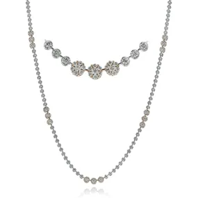 Necklace in 18k Gold with Diamonds