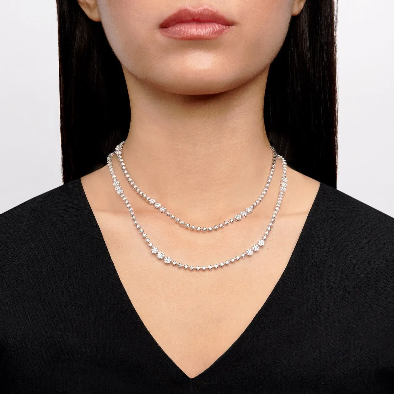 Necklace in 18k Gold with Diamonds