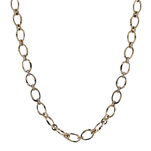 Necklace in 18k Gold with Diamonds