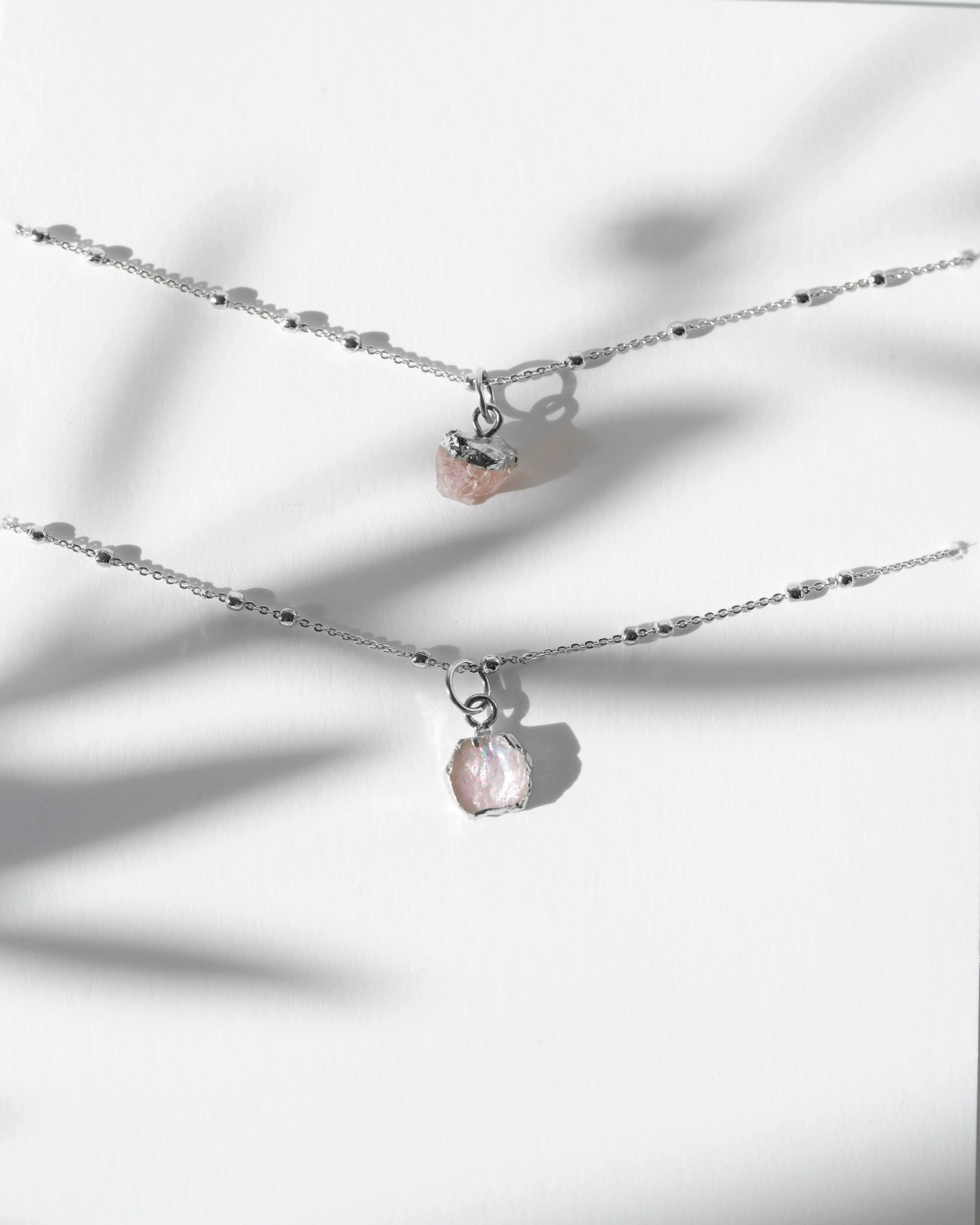 October | Rose Quartz Necklace