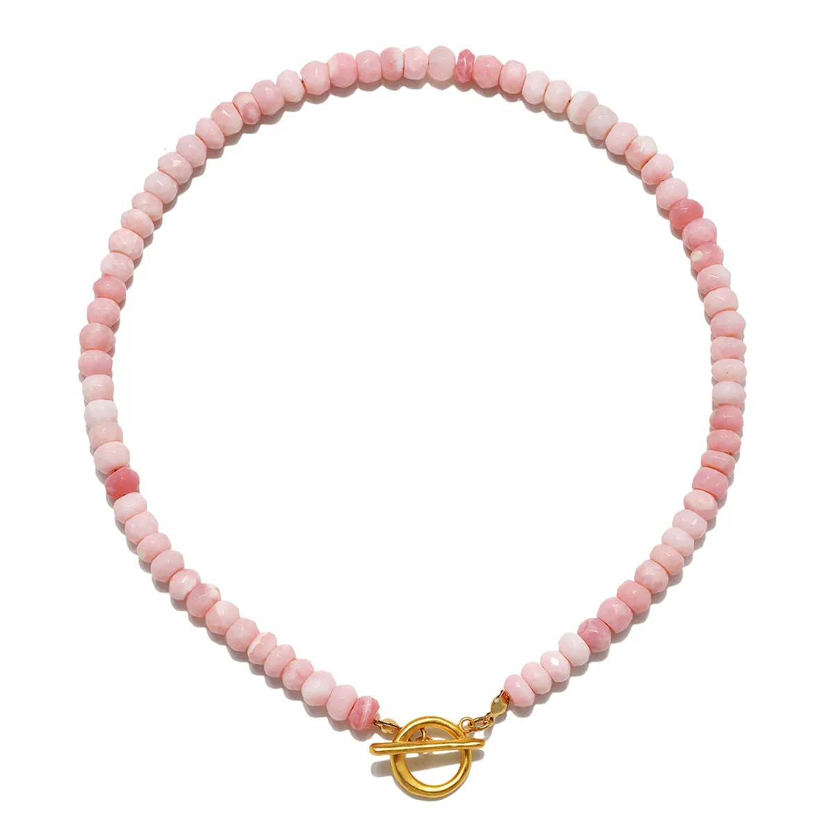Opal Candy Gem Beaded Choker Necklace