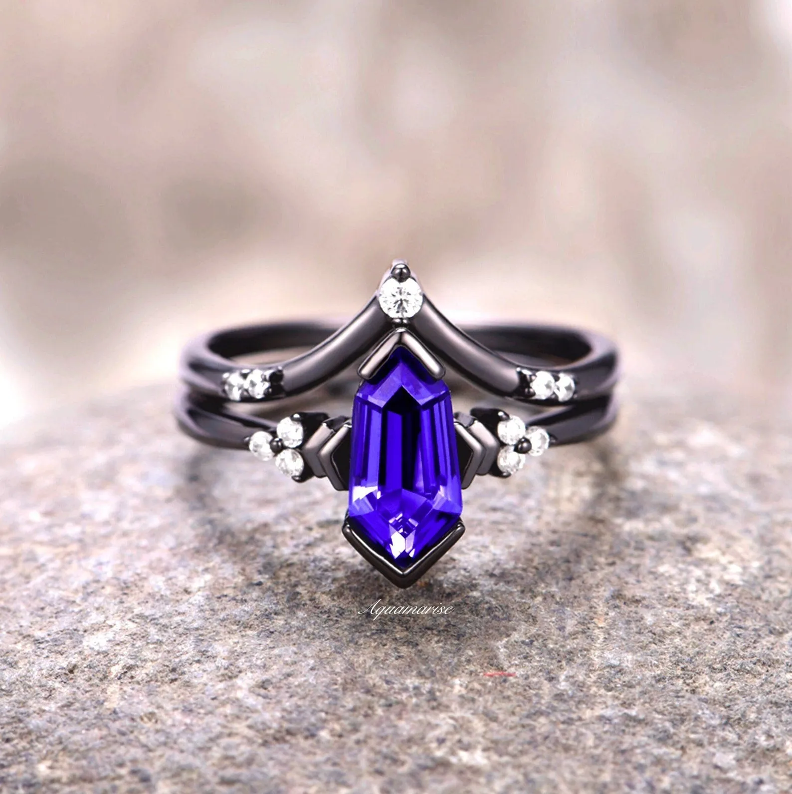 Orion Nebula & Tanzanite Couples Ring