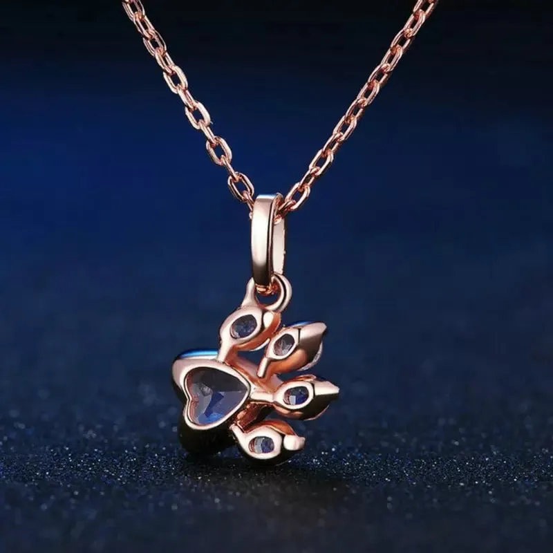 Paw Pendant - Rose Gold