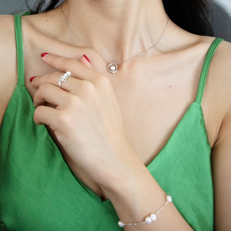 Pearl Halo Necklace
