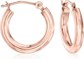 Ross-Simons 2.5mm 14kt Rose Gold Hoop Earrings