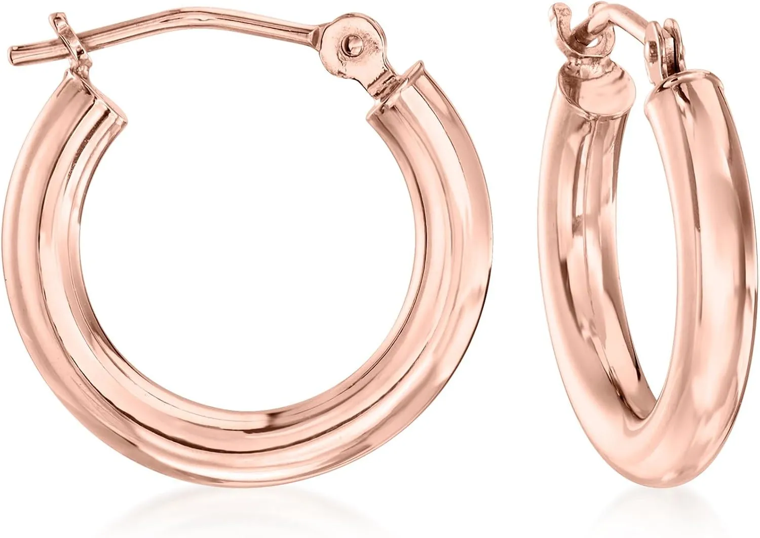 Ross-Simons 2.5mm 14kt Rose Gold Hoop Earrings