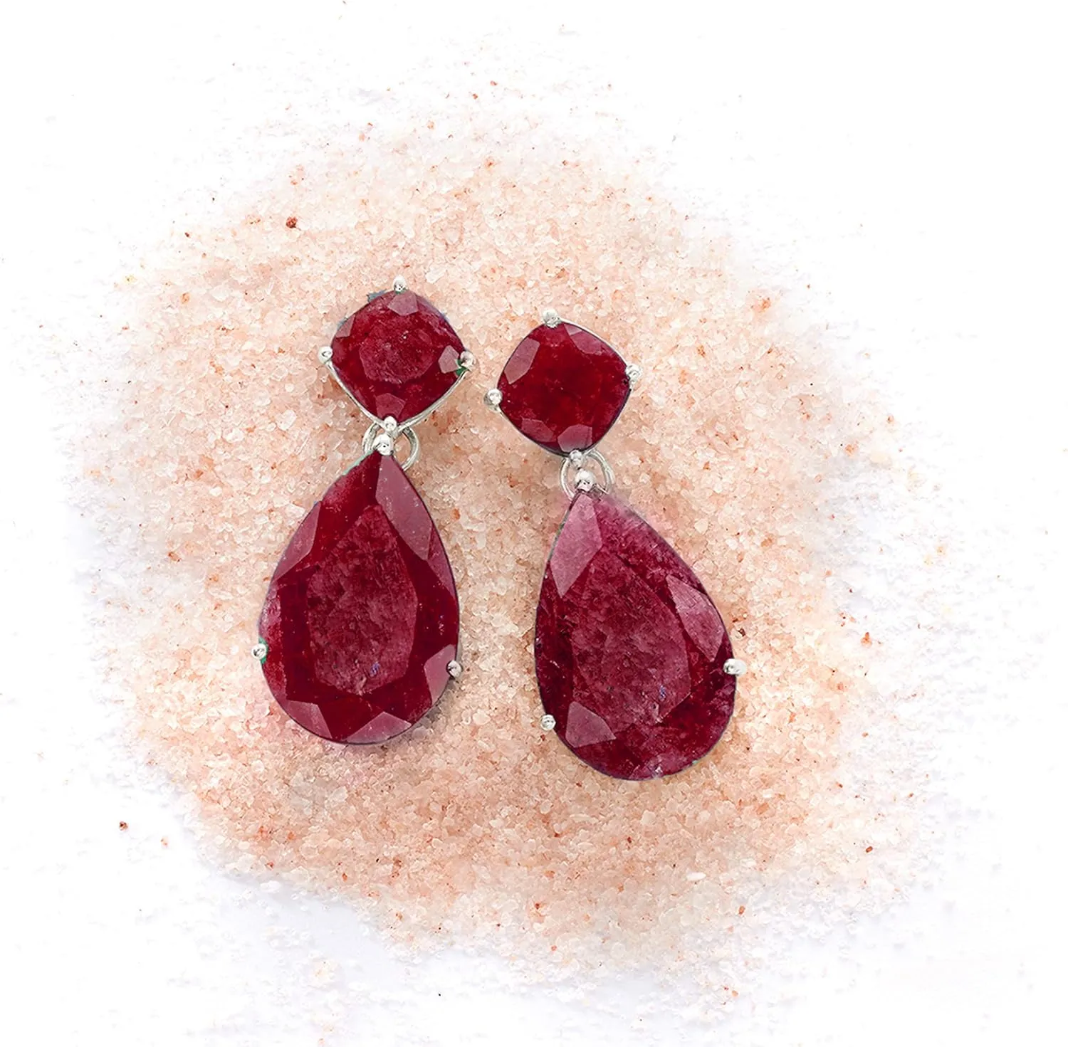 Ross-Simons Precious Gemstone Drop Earrings in Sterling Silver