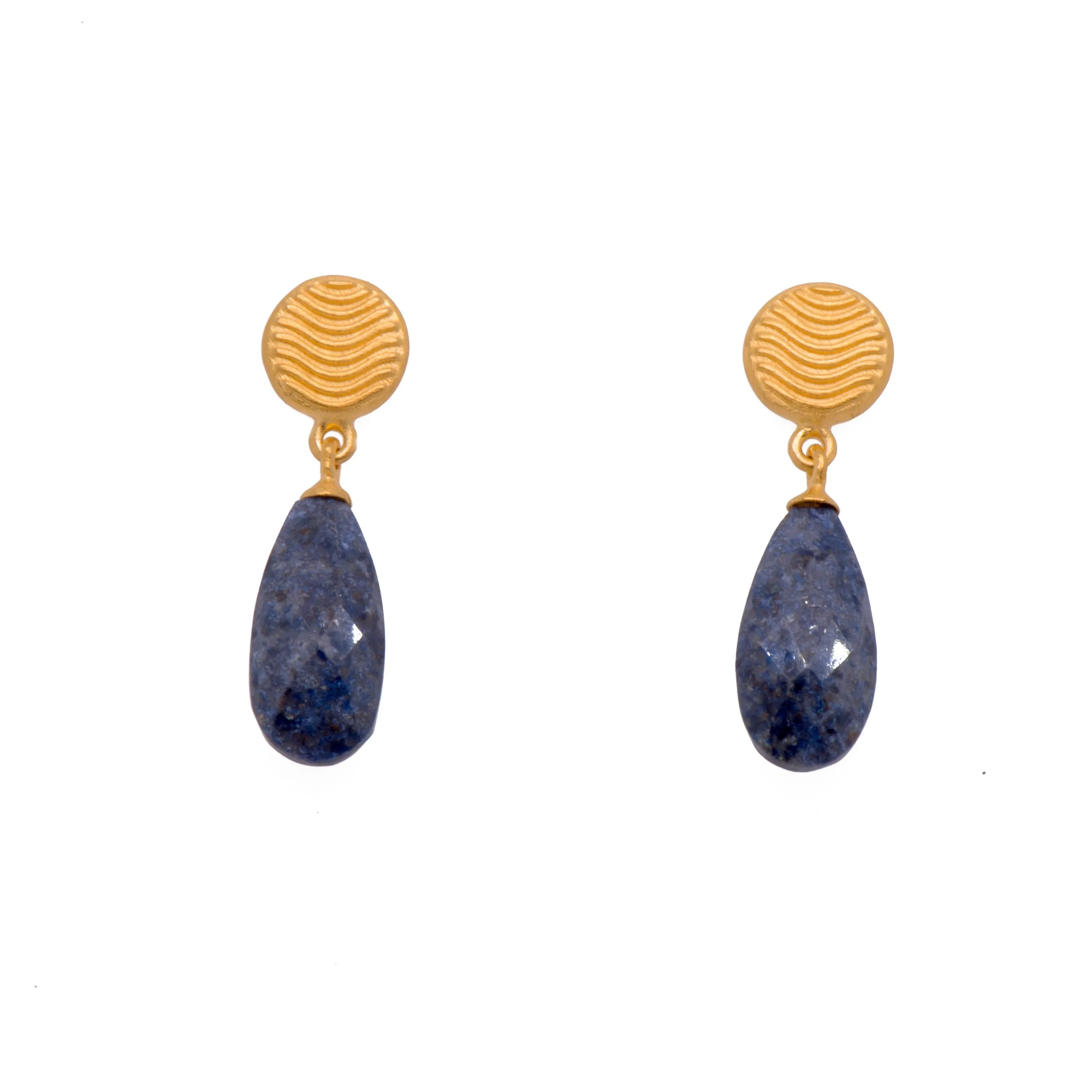 Serenity Teardrop Earrings 24K Gold Vermeil