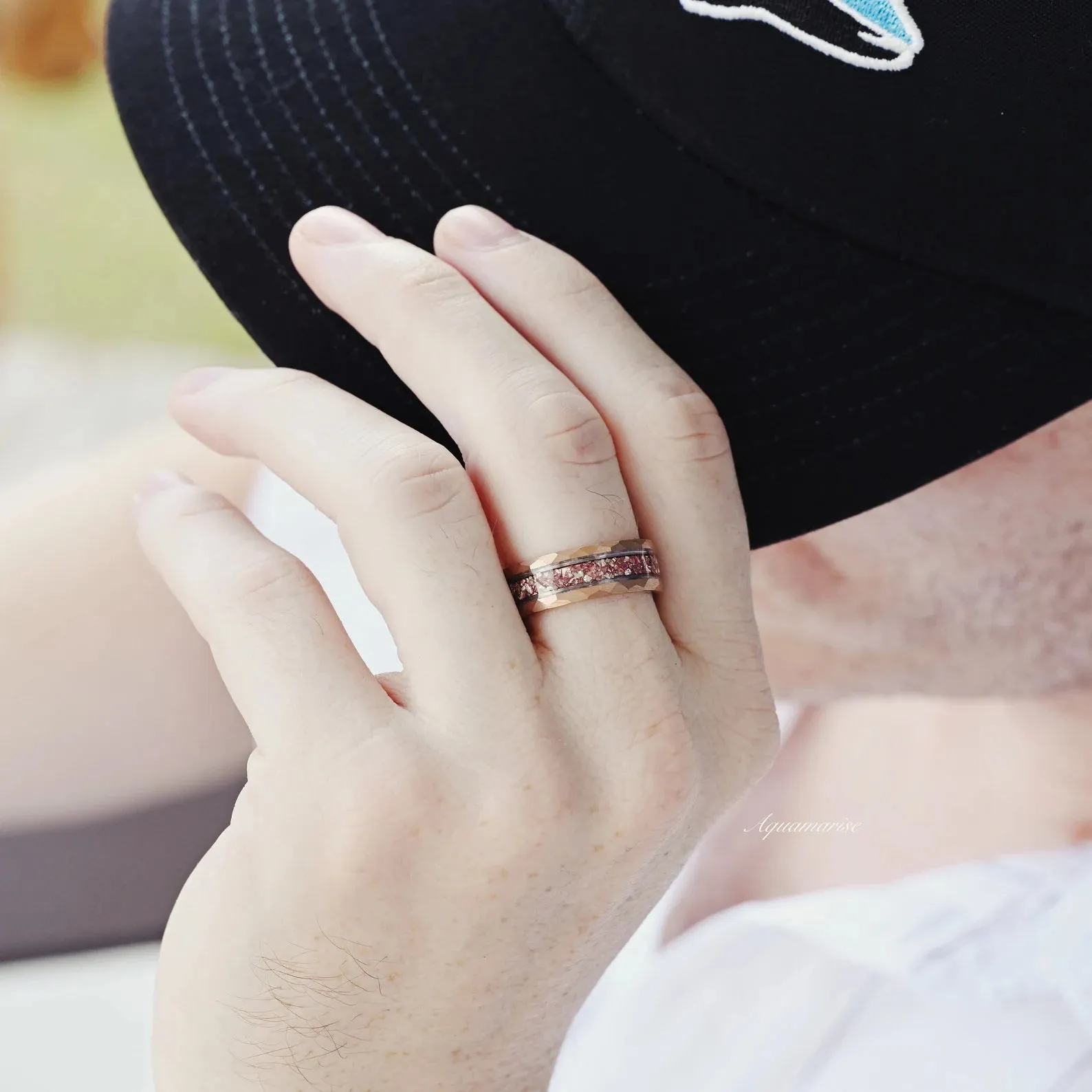 Skye Morganite Couples Ring