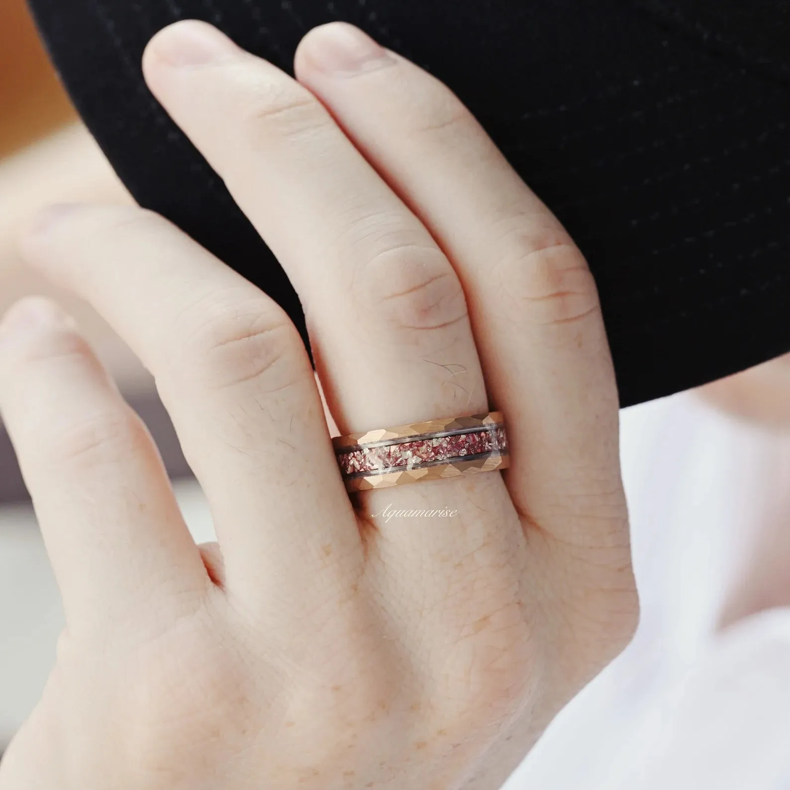 Skye Morganite Couples Ring
