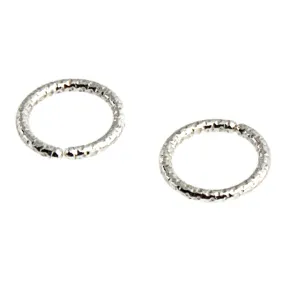 Sparkly Wire Small Piercing Hoop Earrings for Women, fit Helix Cartilage Rook Snug Hoops Nose Ring Hoops, Mini Tragus Piercing Hypoallergenic (5mm/ SS 20 gauge)