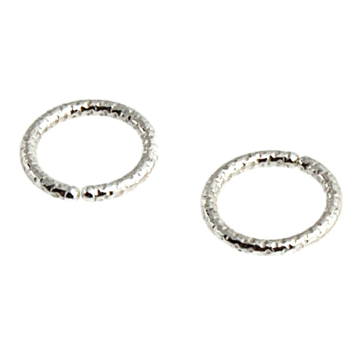 Sparkly Wire Small Piercing Hoop Earrings for Women, fit Helix Cartilage Rook Snug Hoops Nose Ring Hoops, Mini Tragus Piercing Hypoallergenic (5mm/ SS 20 gauge)