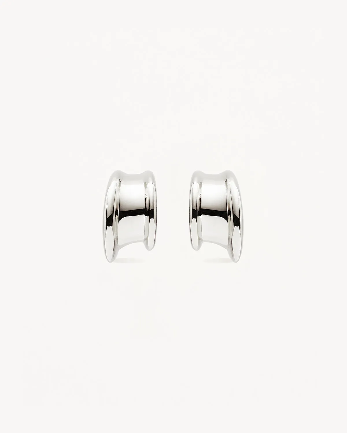 Sterling Silver Muse Small Hoops
