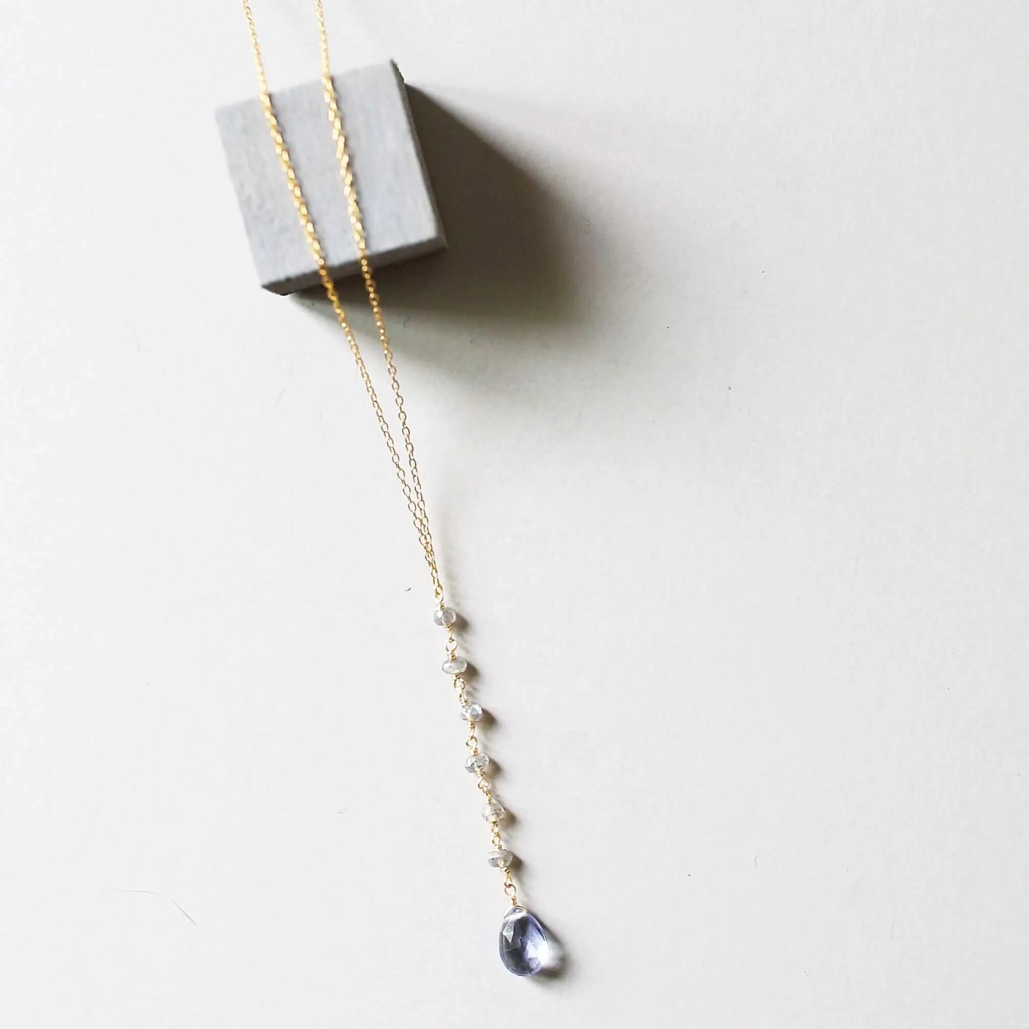 Tanzanite Quartz Yoga Pendant