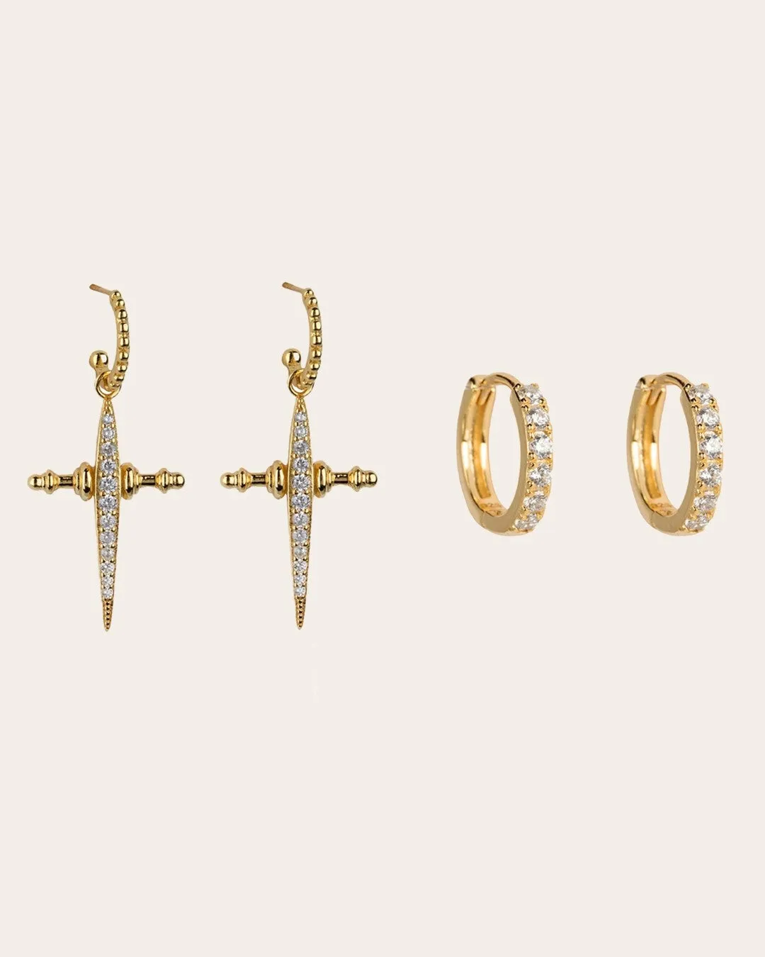 The Effortlessly Chic set - gold plated