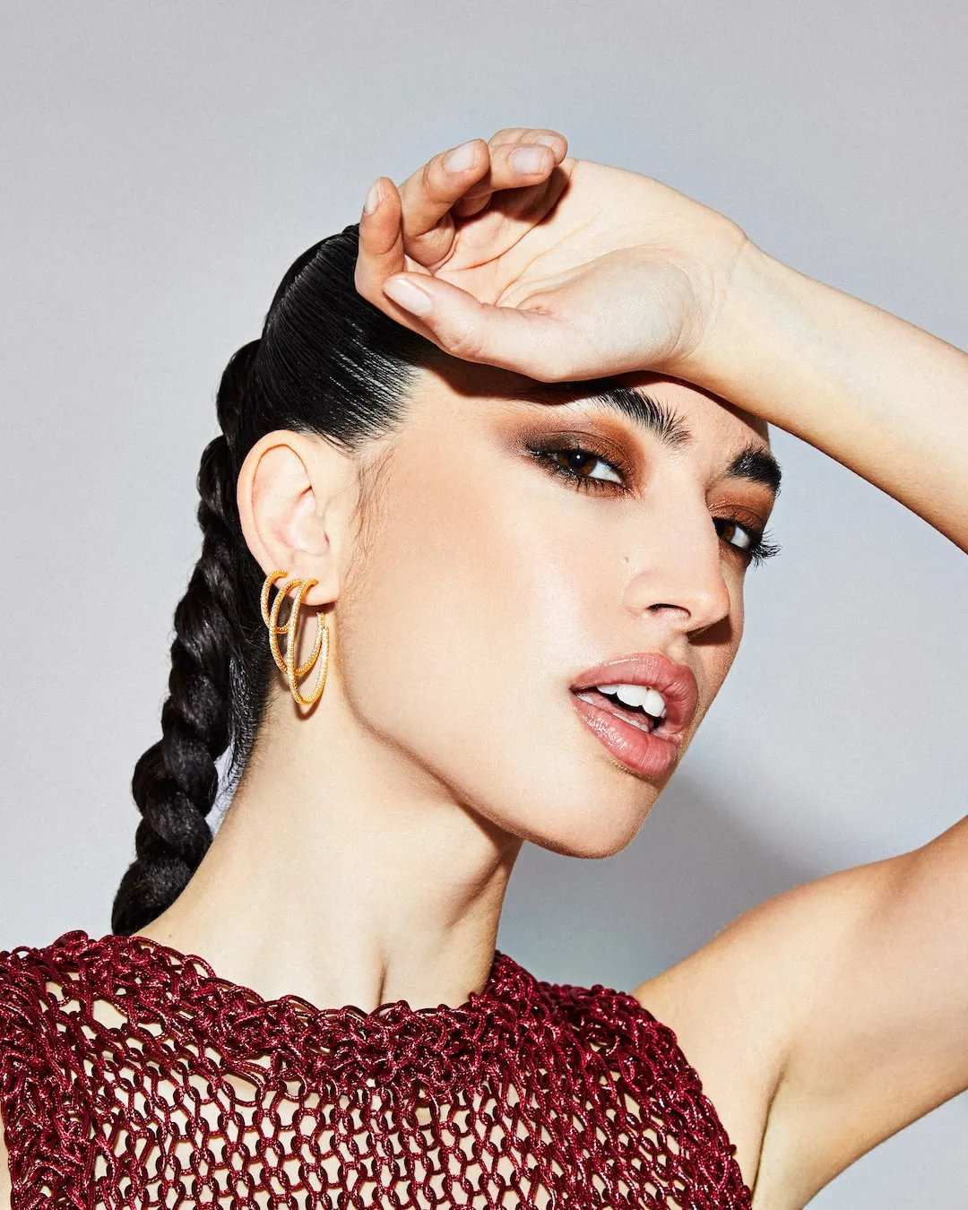 The Go-To Glam hoops S - gold plated