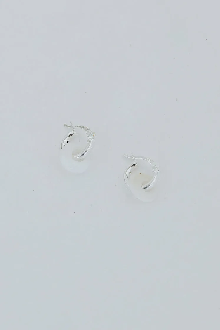 Tiny Puka Hoop Earrings