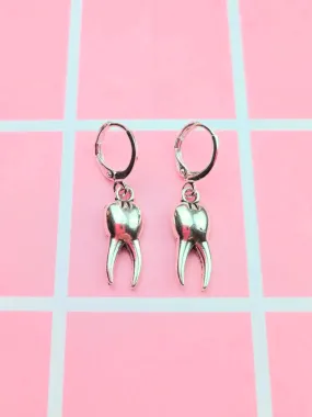 Tooth Hoop Earrings
