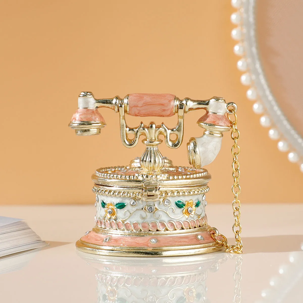 Vintage Telephone Jewelry Box