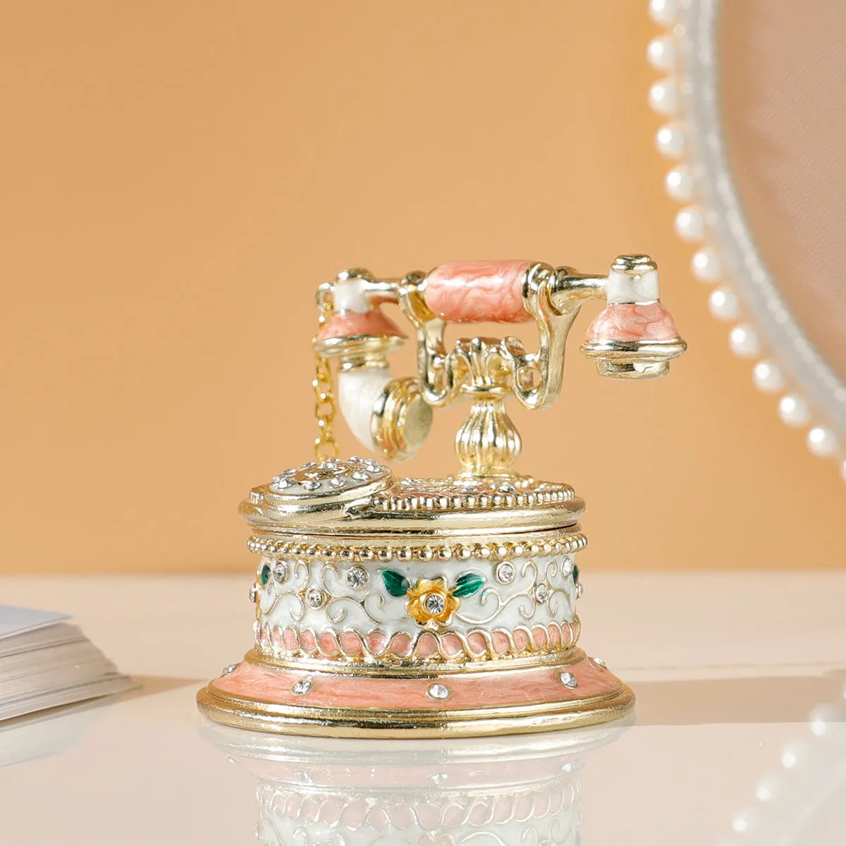 Vintage Telephone Jewelry Box