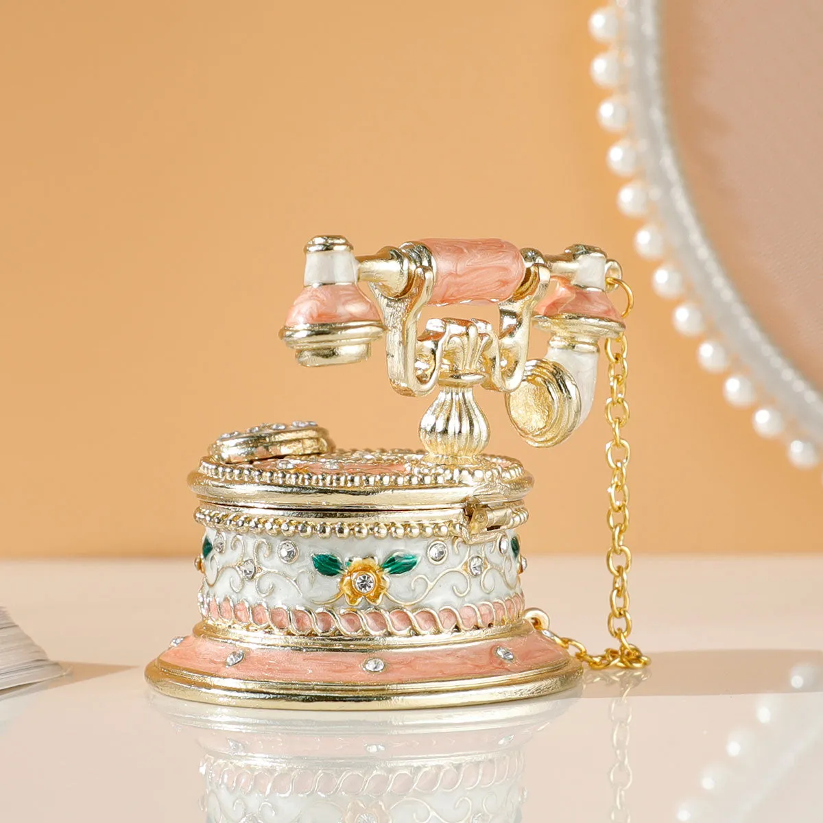 Vintage Telephone Jewelry Box