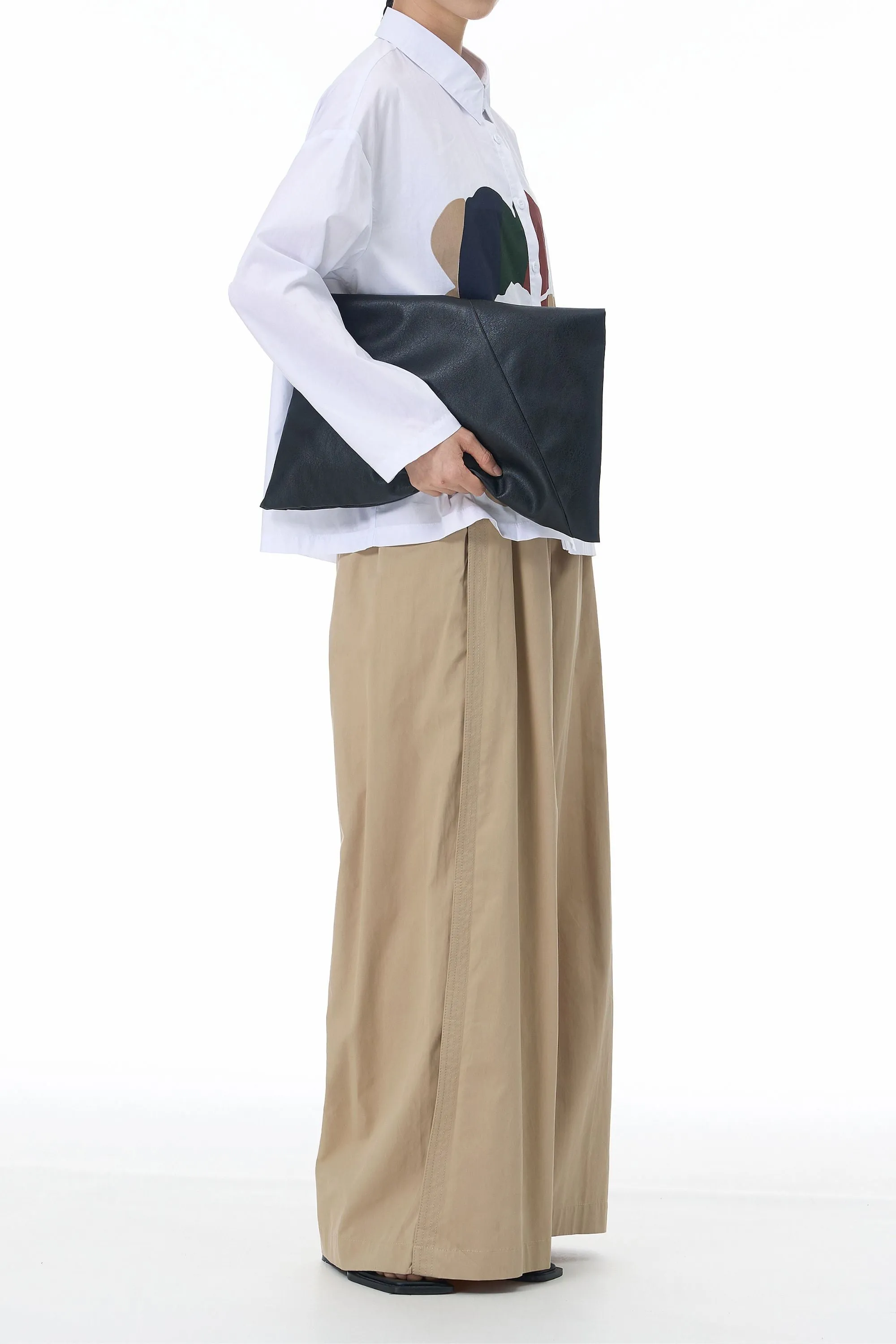 White Printed Shirt and Pant Coord Set
