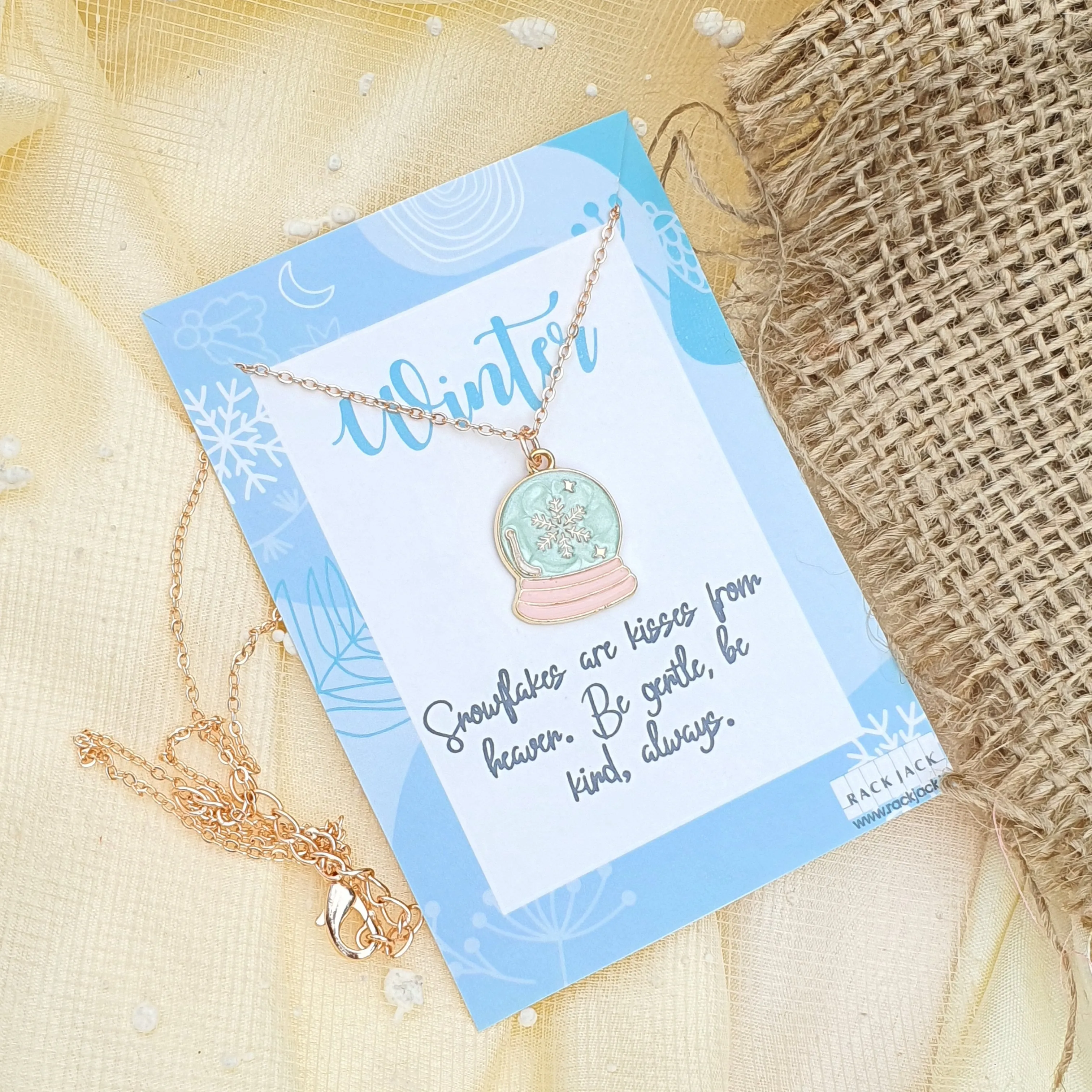 Y2K Charm Pendant Gold Necklace - Season Love