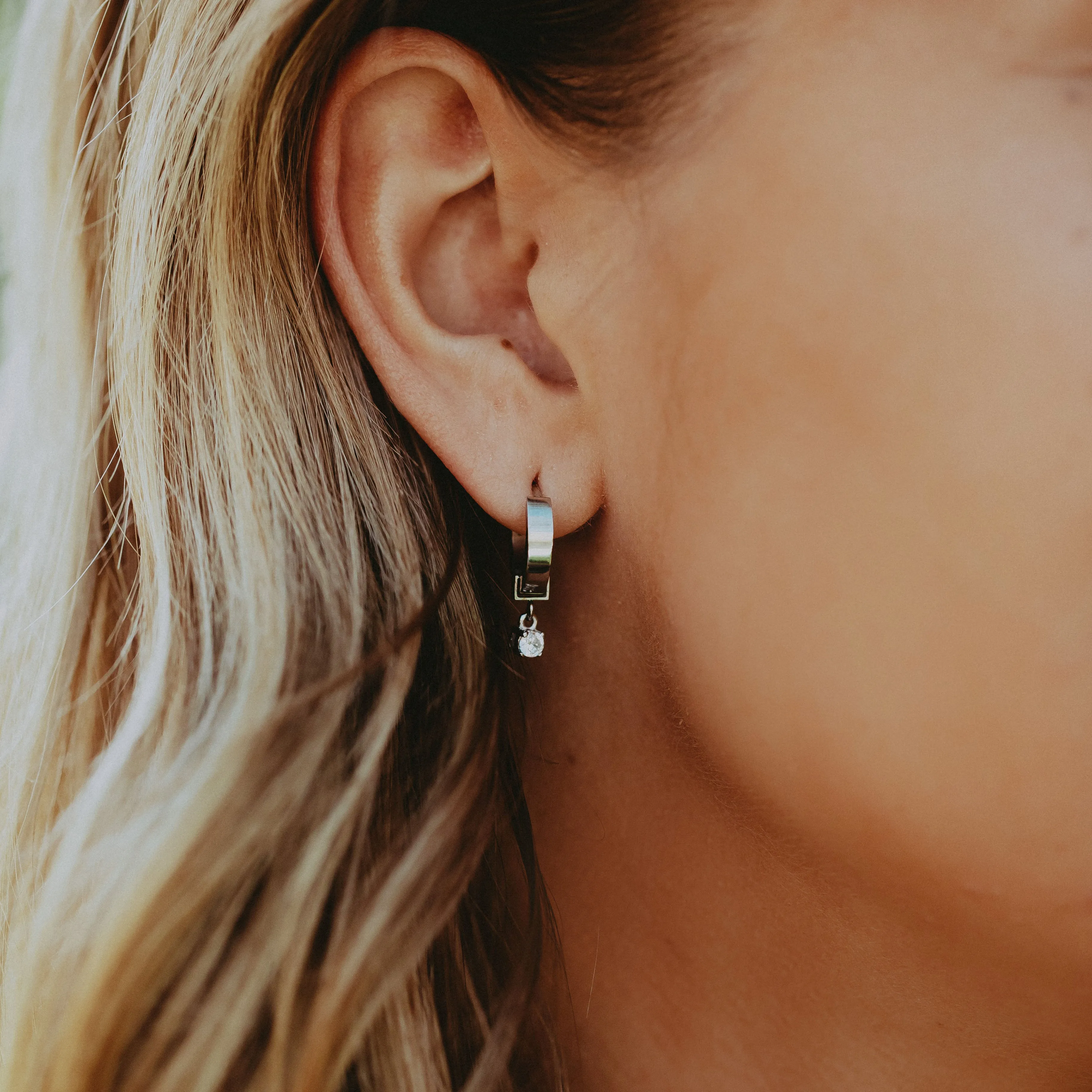 Zaana Mini Hoops - Silver