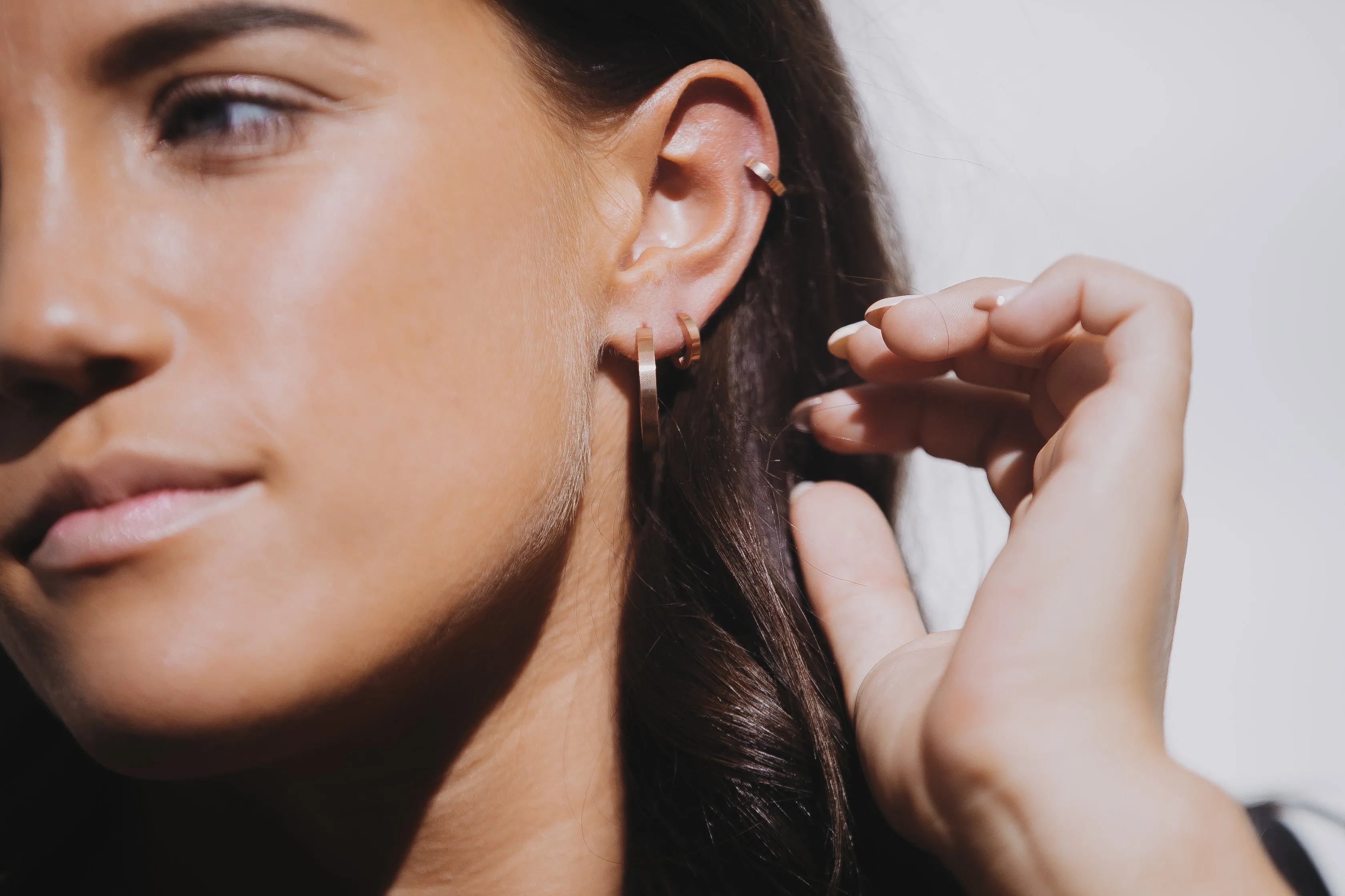 Zaana Original Hoops - Rose Gold