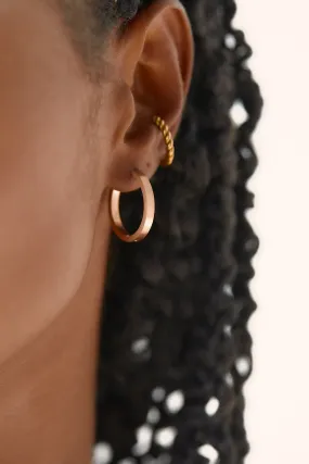 Zaana Original Hoops - Rose Gold